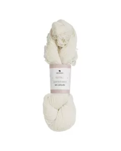 Silkeull 65% merino 35%silke 100g Naturhvit