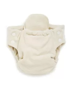 Formsydd tøybleie med bretteinnlegg. 