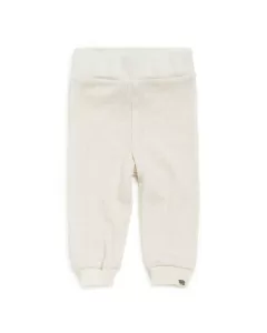 Babytights i ull med silke, hullmønster