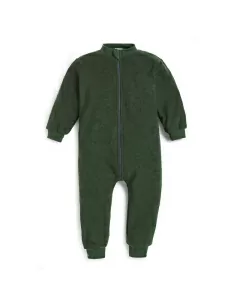 Dress i ullfrotté - Grønn