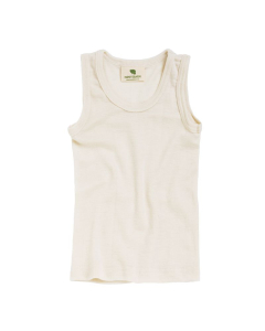 Singlet i ull med silke - Natur