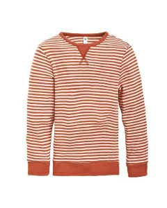 Collegegenser i ull og silke til barn - Høstrød/natur