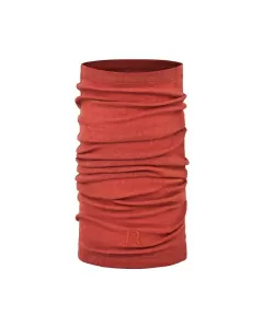 Tubehals i ull med silke