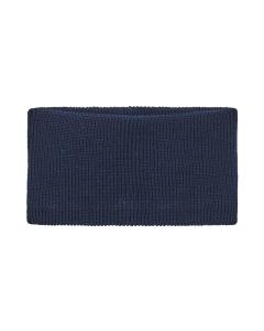 Ribbestrikket pannebånd i ull