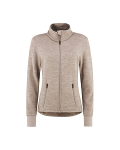 Damejakke i ullfrotté