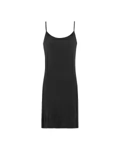 Underkjole i ull med silke - Svart