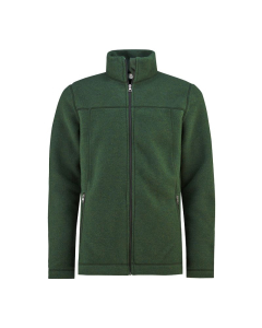 Jakke i ullfleece - Skoggr&oslash;nn