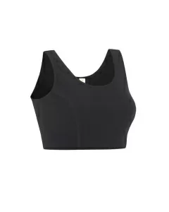 BH topp i ull med silke