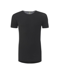 Ulltr&oslash;ye herre kort erm, ull med silke - Svart