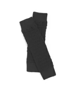 Leggvarmer i ull Svart