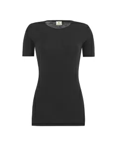 Ulltrøye dame, kort erm, ull med silke