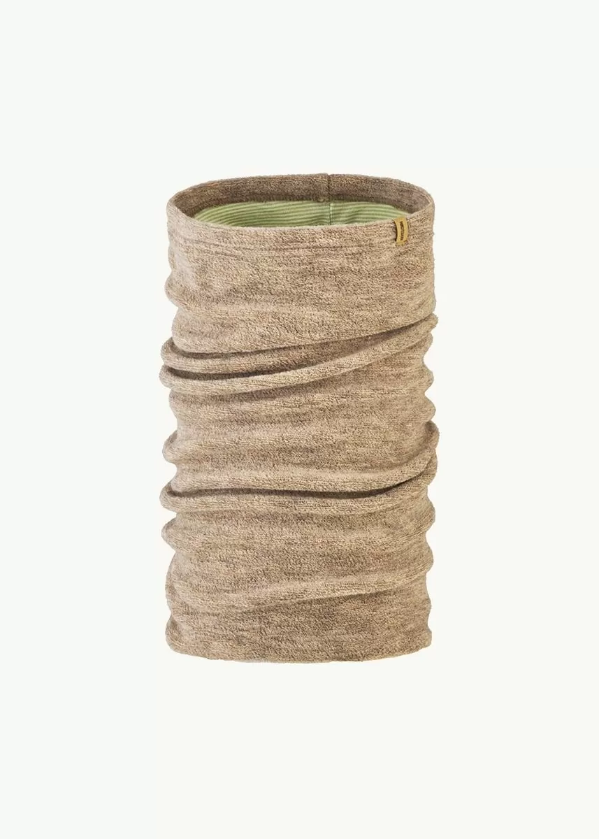 Dobbel tubehals i ullfrotté