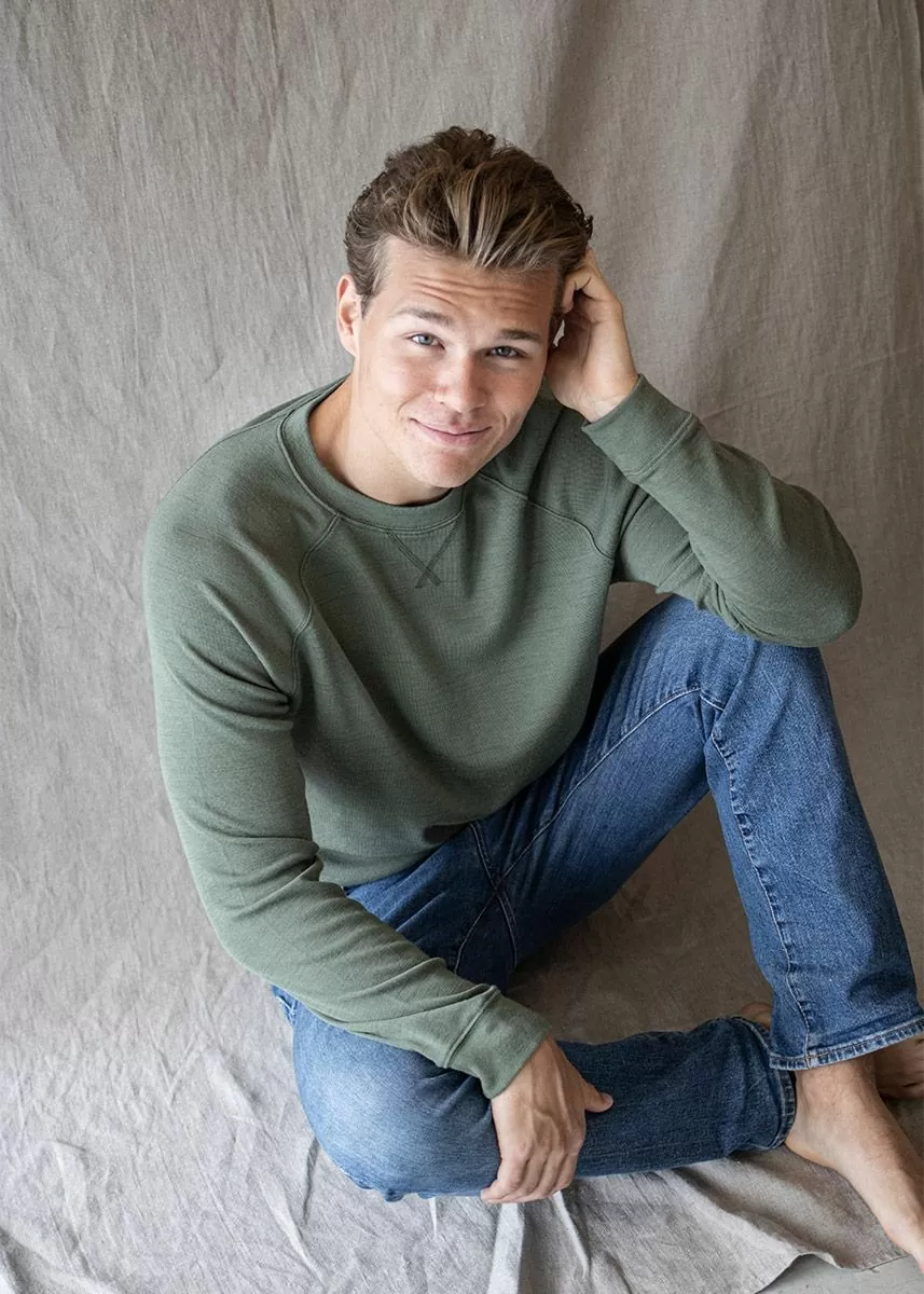 Collegegenser i ull, unisex 