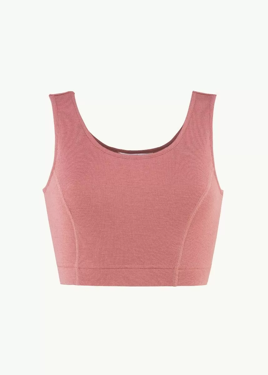 BH-topp i ull med silke 