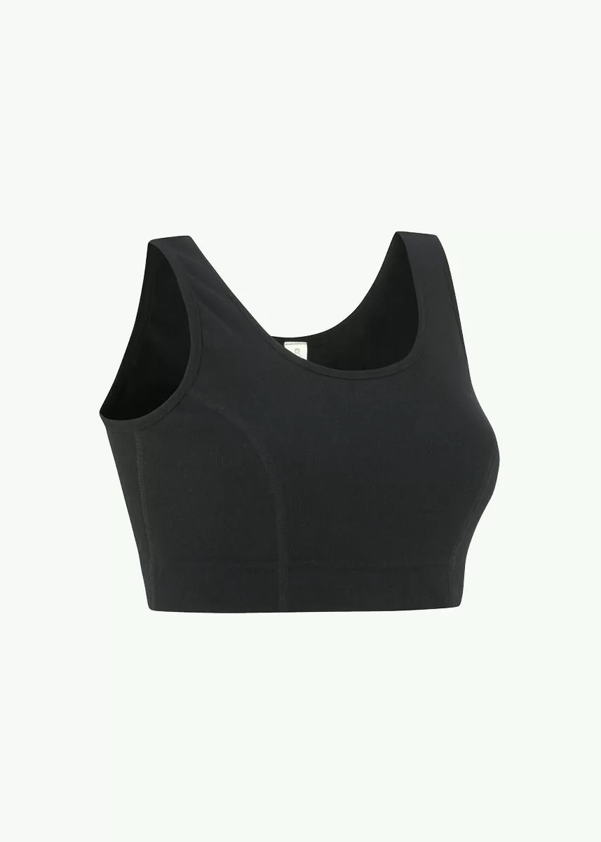 BH-topp i ull med silke 