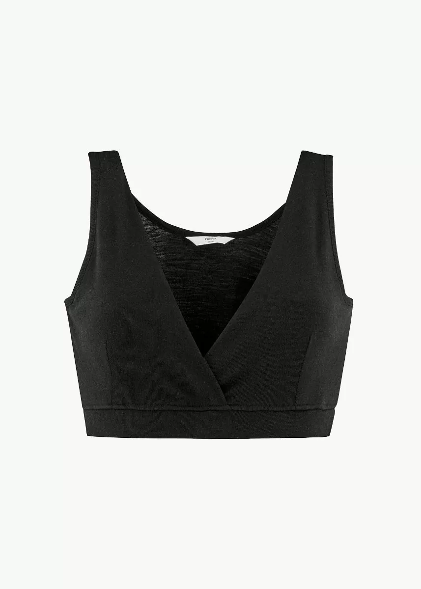 Amme-bh i ull med silke