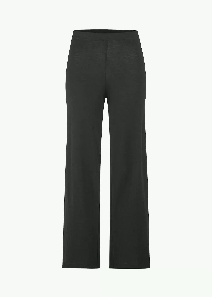 Vid bukse i ull med silke