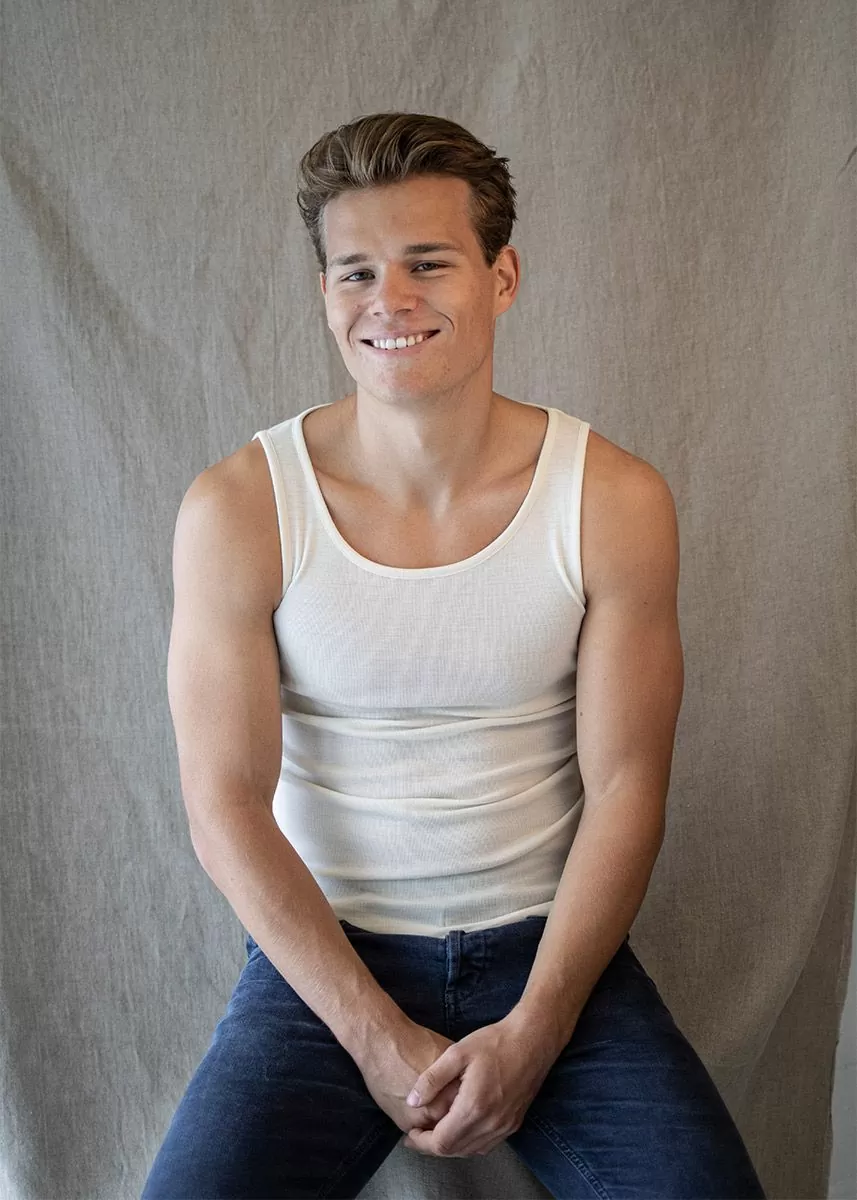 Ullsinglet i ull med silke, unisex 