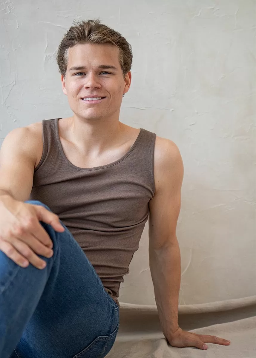 Singlet i ull med silke, unisex 