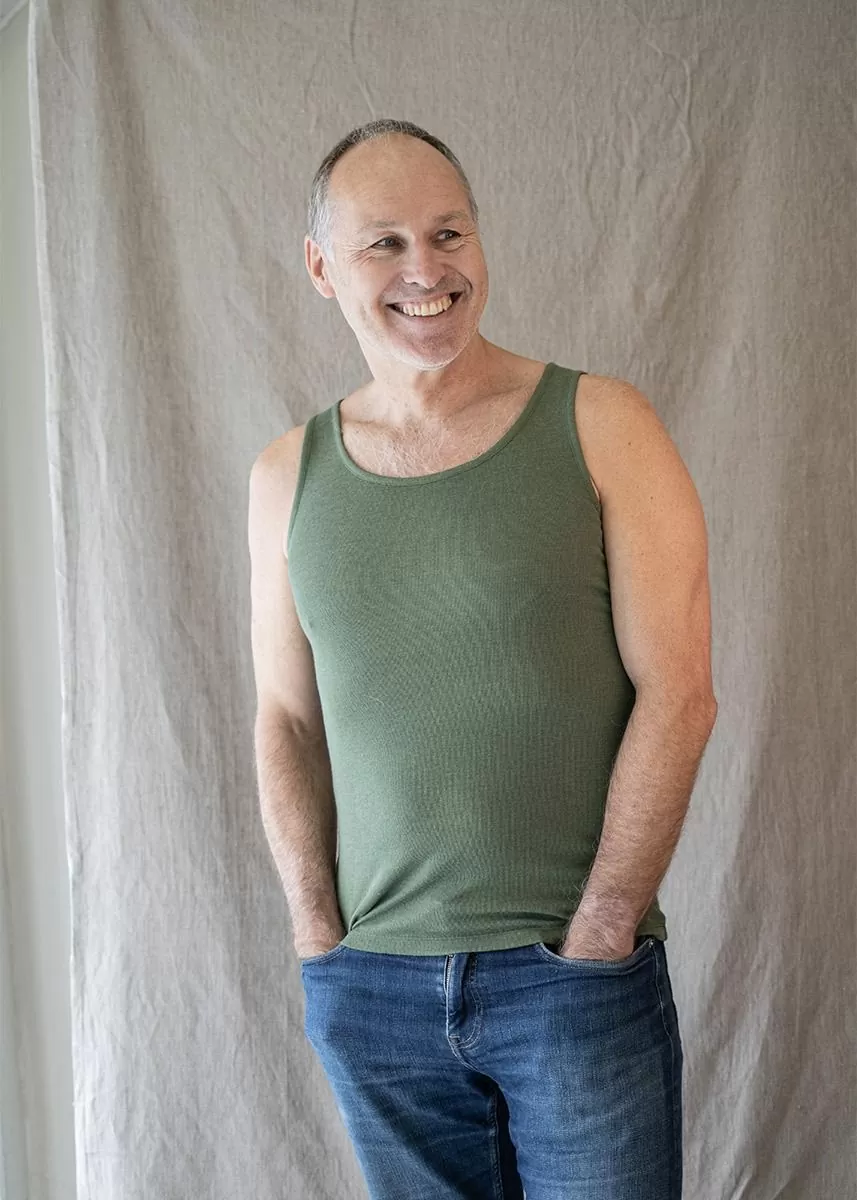 Ullsinglet i ull med silke, unisex 