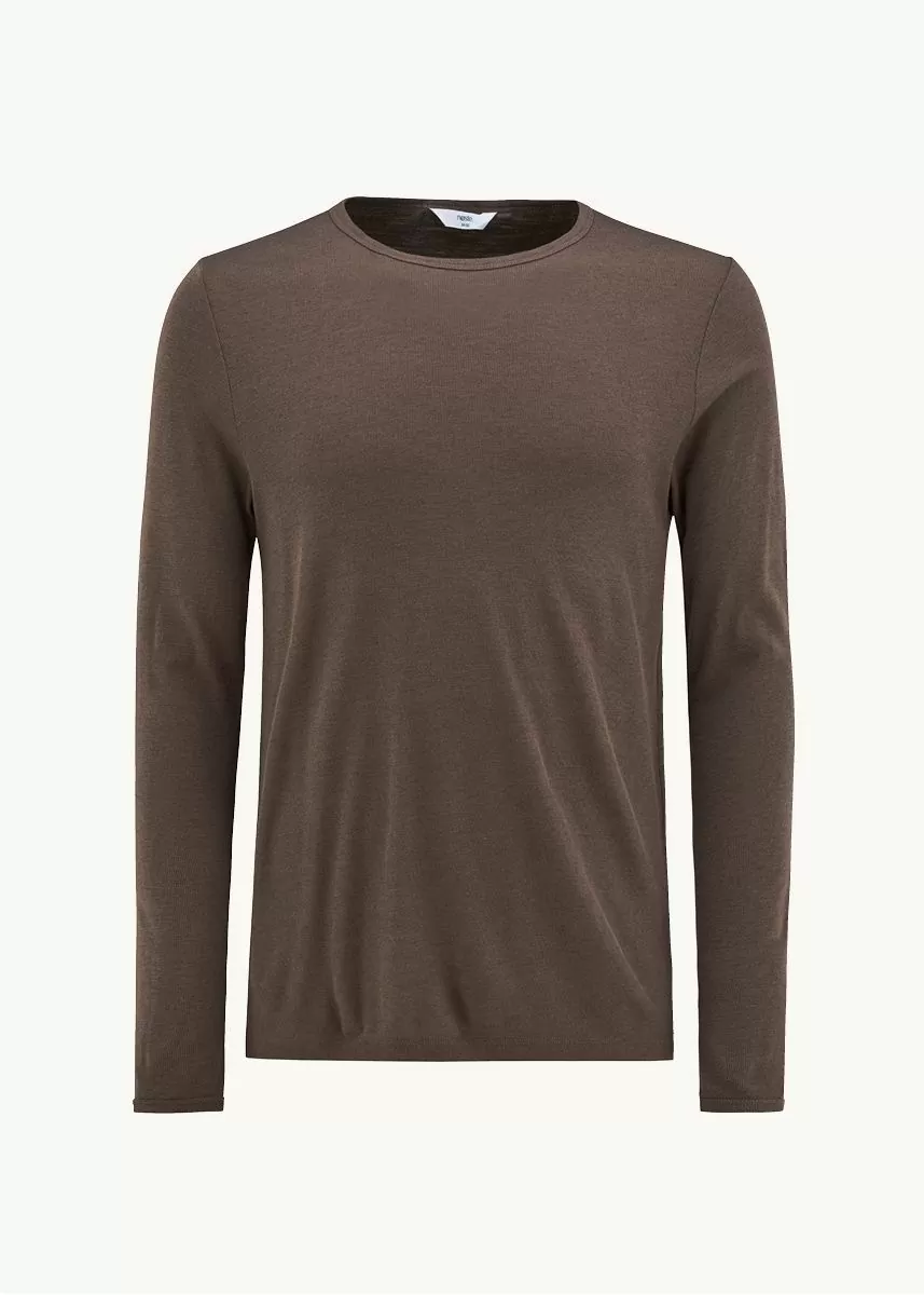 Genser i ull med silke, herre