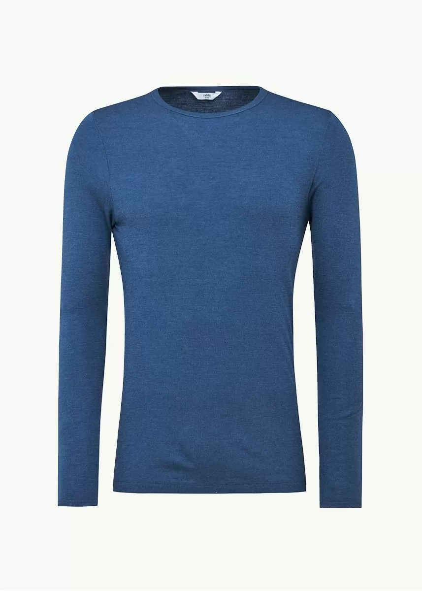 Genser i ull med silke, herre