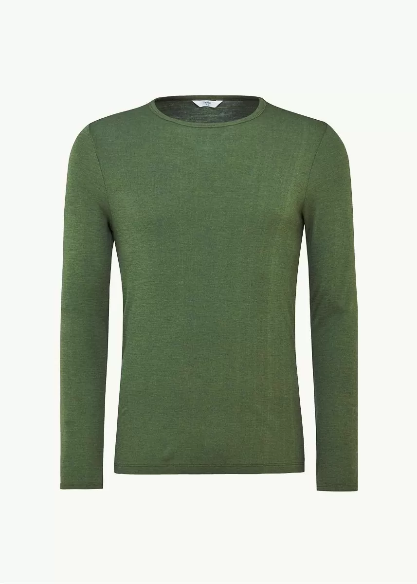 Genser i ull med silke, herre