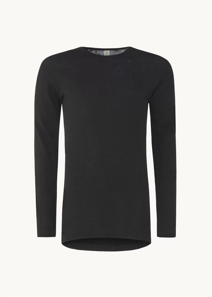 Genser i ull med silke, herre