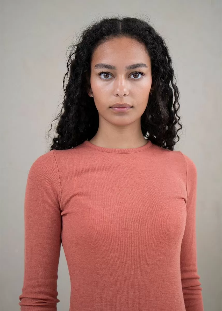 Genser i ull med silke, dame