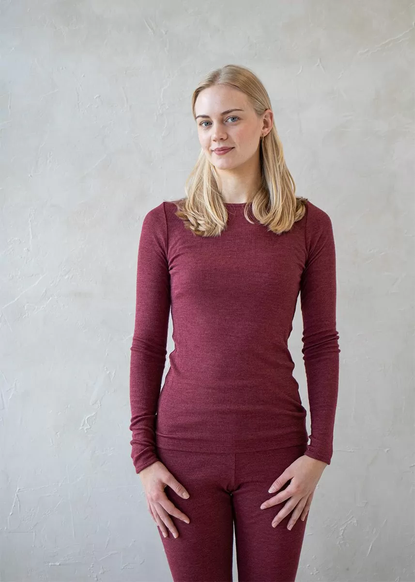 Genser i ull med silke, dame