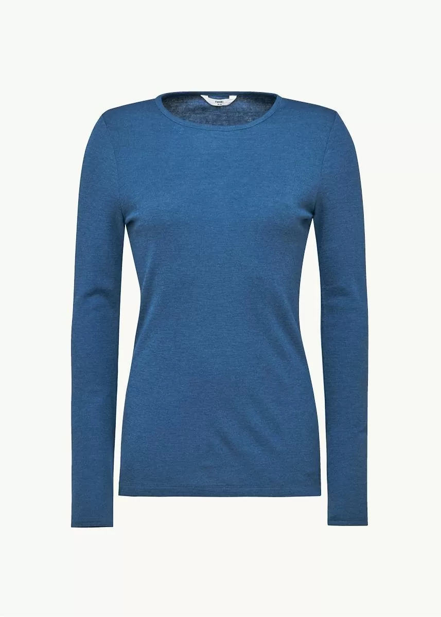 Genser i ull med silke, dame