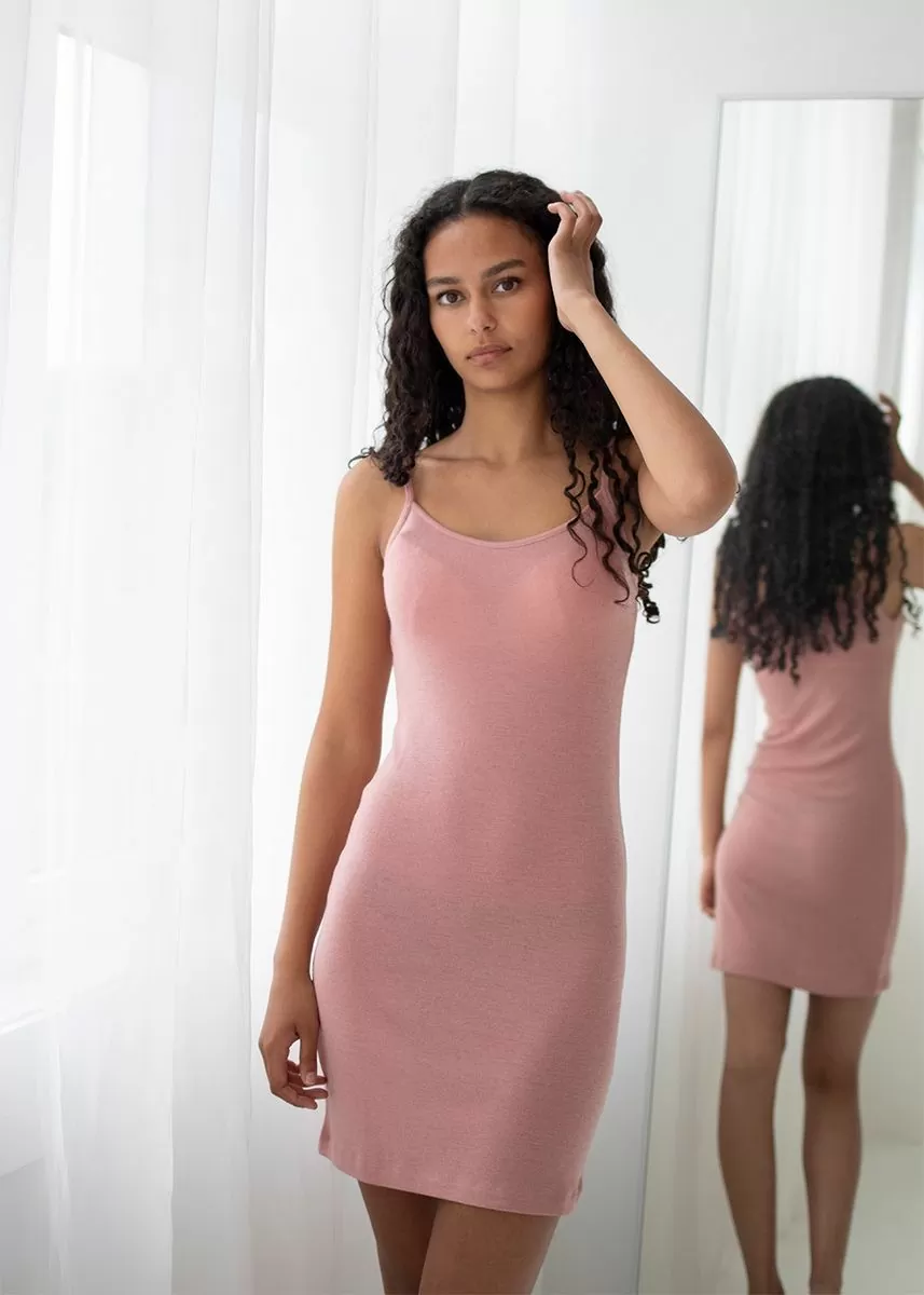 Underkjole i ull med silke