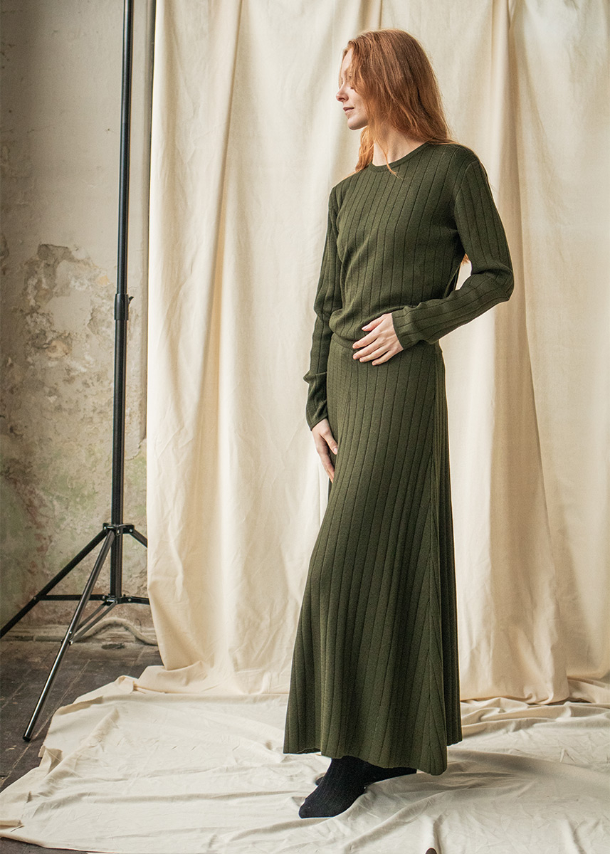 Utsvinget ullskjørt