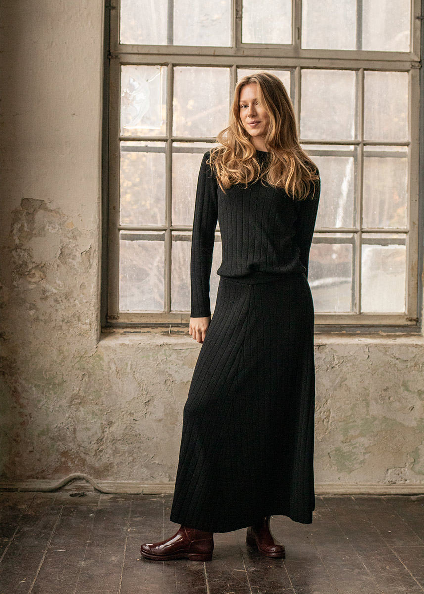 Utsvinget ullskjørt