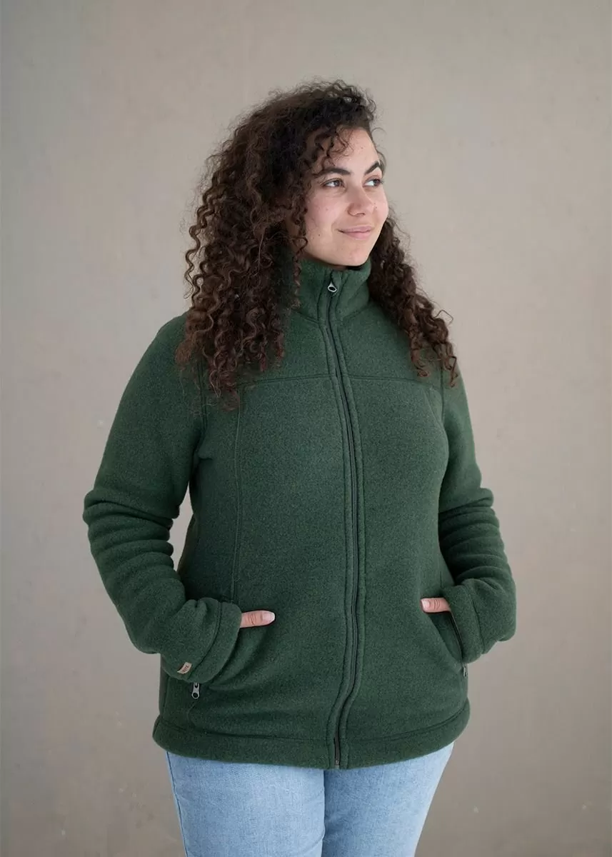 Jakke i ullfleece, unisex