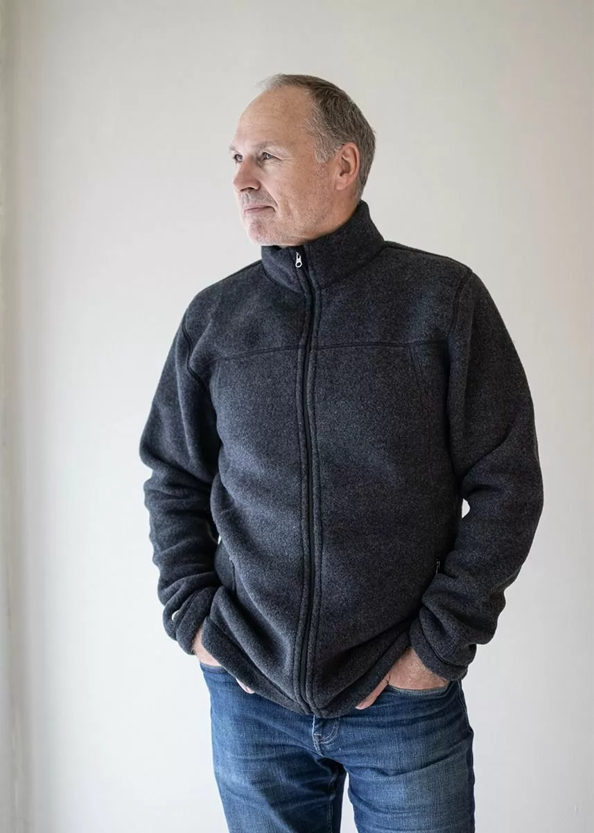 Jakke i ullfleece, unisex