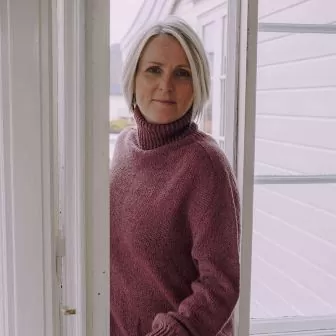 Sadelgenser til henne -Strikk