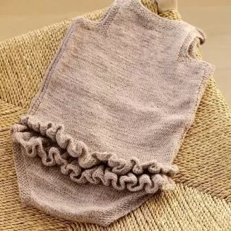 Rufflerysj Romper - Strikk