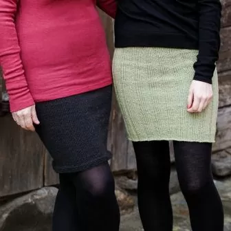 Tubeskjørt - Strikk