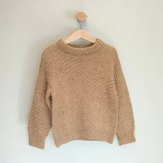 Rektangelgenser til små - Strikk