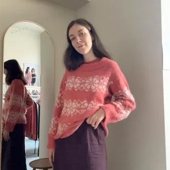 Anemone genser - Strikk