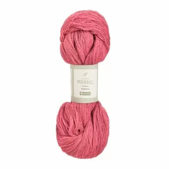 Nøstebarns merinoull 100g Korallrosa