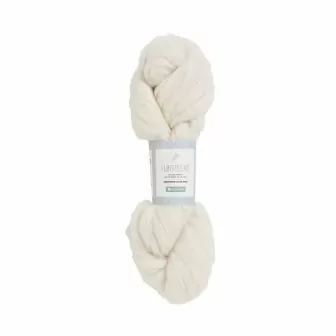 Fløffisilke 100g Naturhvit