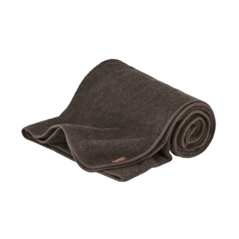 Teppe i ullfleece - Naturbrun