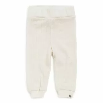 Babytights i ull med silke, hullmønster