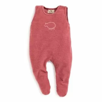 Sparkebukse i ullfrotte, med fot