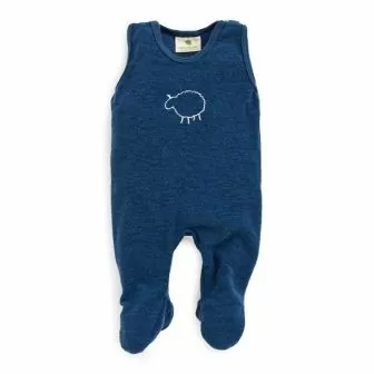 Sparkebukse i ullfrotte, med fot