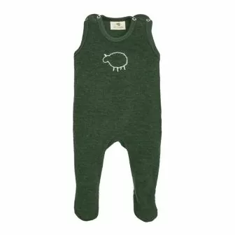 Sparkebukse i ullfrotte, med fot 