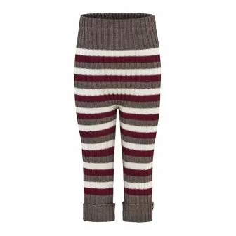 Ribbestrikket ullbukse