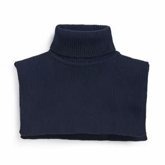 Hals one size i ribbestrikket ull